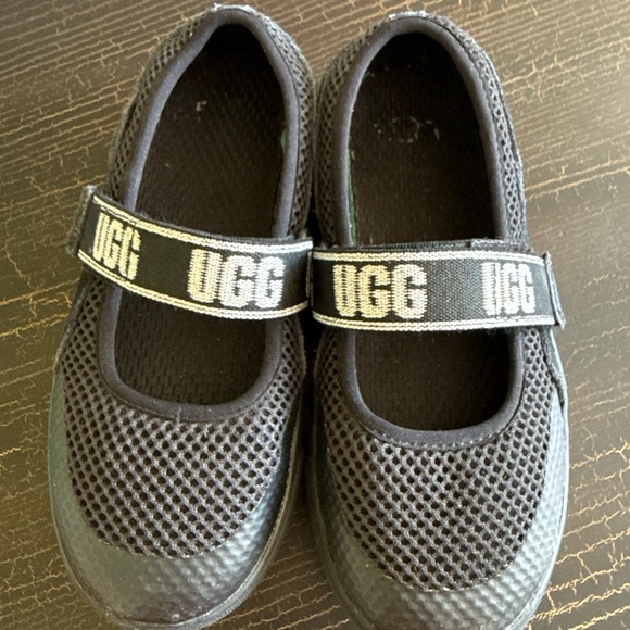 UGG Black Ballerina Shoes size Toddler 11 - Picture 5 of 8
